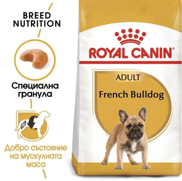 Royal Canin French Bulldog Adult - Суха храна за кучета от порода френски булдог
